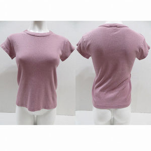 Michael Stars top OSFM solid short sleeve cotton